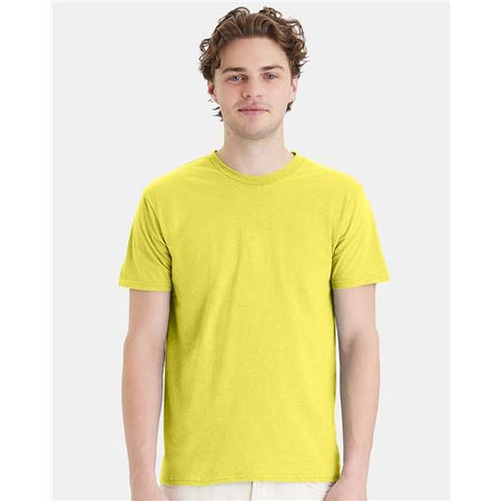 Hanes Perfect-T T-Shirt - Yellow - Hanes 4980 Hanes Yellow S