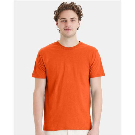 Hanes Perfect-T T-Shirt - Orange - Hanes 4980 Hanes Orange S