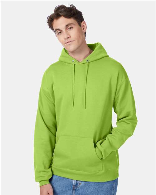 Hanes Ecosmart® Hooded Sweatshirt - Lime - Hanes P170 Hanes Lime S