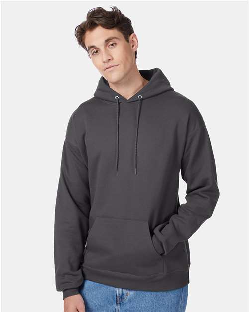 Hanes Ecosmart® Hooded Sweatshirt - Smoke Grey - Hanes P170