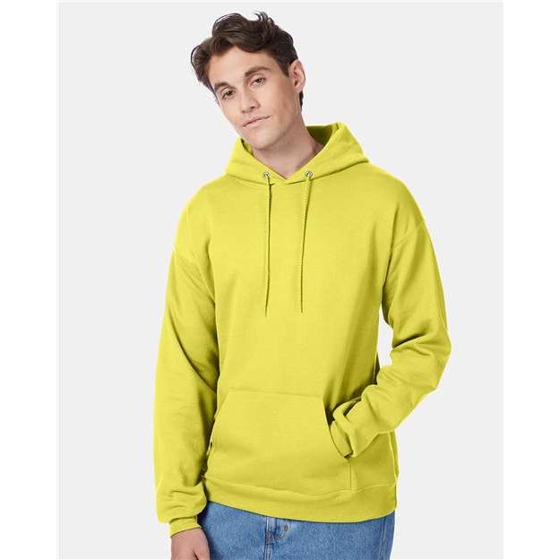 Hanes Ecosmart® Hooded Sweatshirt - Yellow - Hanes P170 Hanes