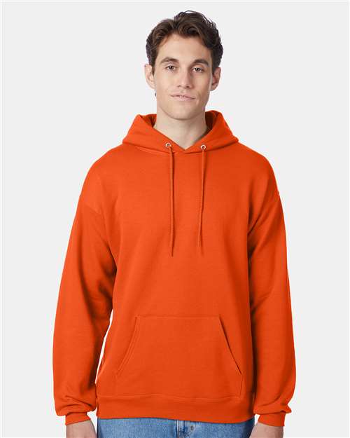 Hanes Ecosmart® Hooded Sweatshirt - Orange - Hanes P170 Hanes Orange S