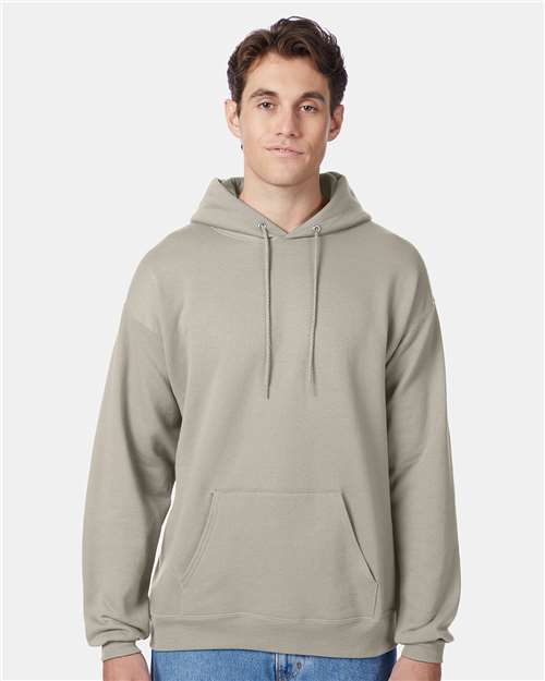 Hanes Ecosmart® Hooded Sweatshirt - Sand - Hanes P170 Hanes Sand S