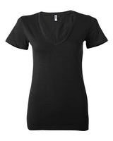 BELLA + CANVAS Women’s Jersey Deep V-Neck Tee - BELLA + CANVAS 6035