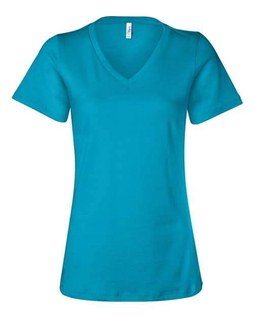 BELLA + CANVAS Women’s Relaxed Jersey V-Neck Tee - BELLA + CANVAS 6405 BELLA + CANVAS