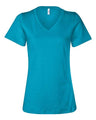 BELLA + CANVAS Women’s Relaxed Jersey V-Neck Tee - BELLA + CANVAS 6405