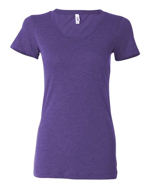 BELLA + CANVAS Women's Triblend Tee - BELLA + CANVAS 8413 BELLA + CANVAS Purple Triblend M