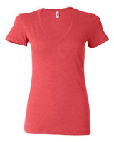 Bella + Canvas 8435 Women’s Triblend Deep V-Neck Tee