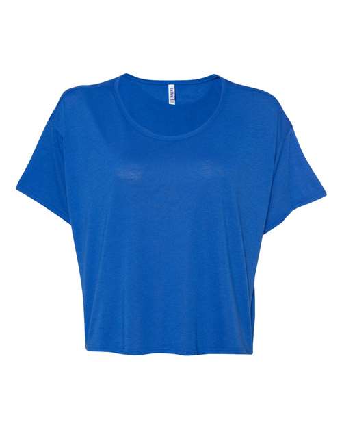 BELLA + CANVAS Women’s Flowy Boxy Tee - BELLA + CANVAS 8881 BELLA + CANVAS True Royal L/XL