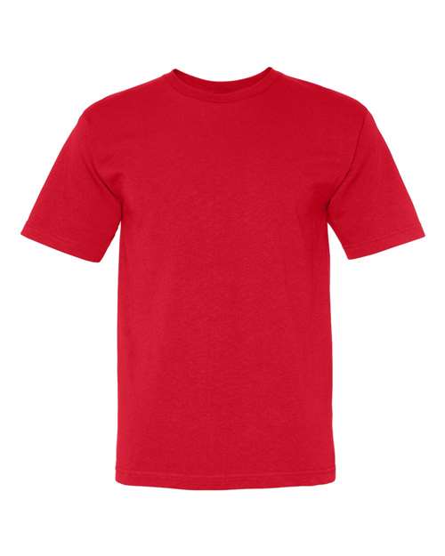 Bayside USA-Made Midweight T-Shirt - Red - Bayside 5040 Bayside Red S