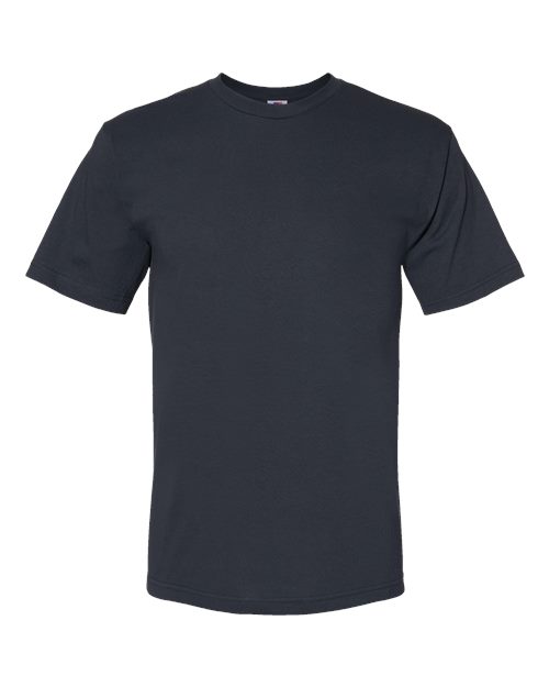 Bayside USA-Made Midweight T-Shirt - Navy - Bayside 5040 Bayside Navy S