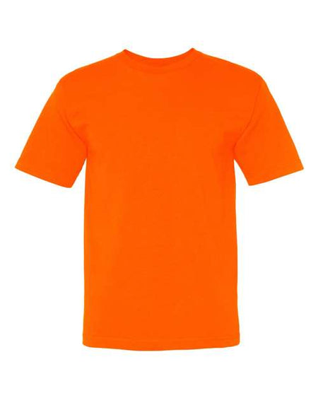 Bayside USA-Made Midweight T-Shirt - Bright Orange - Bayside 5040 Bayside Bright Orange S