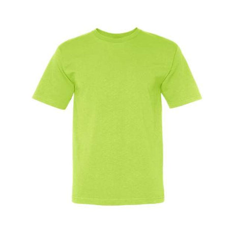 Bayside Unisex USA-Made Midweight T-Shirt - Lime Green - Bayside 5040 Bayside
