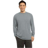 Mens Long Sleeve Ultimate Performance Crew DRI-EQUIP X-Small Heather Grey