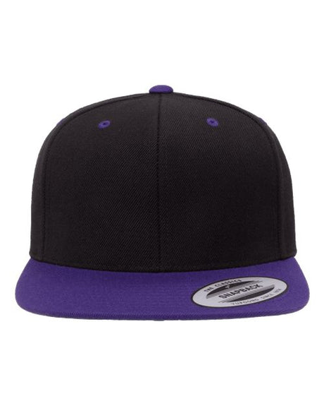 YP Classics Premium Flat Bill Snapback Cap - Yupoong 6089M