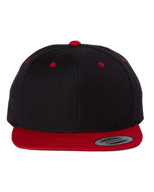 YP Classics Premium Flat Bill Snapback Cap - Yupoong 6089M