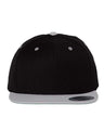 YP Classics Premium Flat Bill Snapback Cap - Yupoong 6089M
