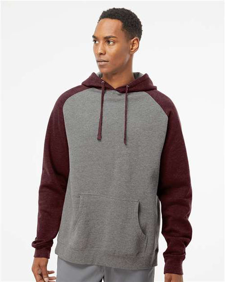 Independent Trading Co. Unisex Raglan Hooded Sweatshirt - Independent Trading Co. IND40RP