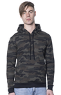 Royal Apparel 3515CMO Unisex Camo Fleece Pullover Hoodie - Camo