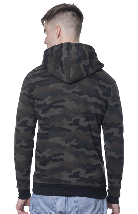Royal Apparel 3515CMO Unisex Camo Fleece Pullover Hoodie - Camo