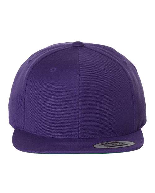 YP Classics Premium Flat Bill Snapback Cap - Yupoong 6089M