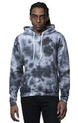 Royal Apparel 3555CTD Unisex Cloud Tie Dye Pullover Hoodie - Phantom