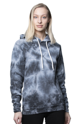Royal Apparel 3555CTD Unisex Cloud Tie Dye Pullover Hoodie - Phantom