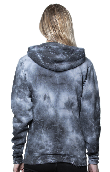 Royal Apparel 3555CTD Unisex Cloud Tie Dye Pullover Hoodie - Phantom