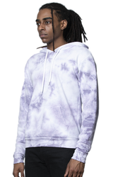 Royal Apparel 3555CTD Unisex Cloud Tie Dye Pullover Hoodie - Purple Haze