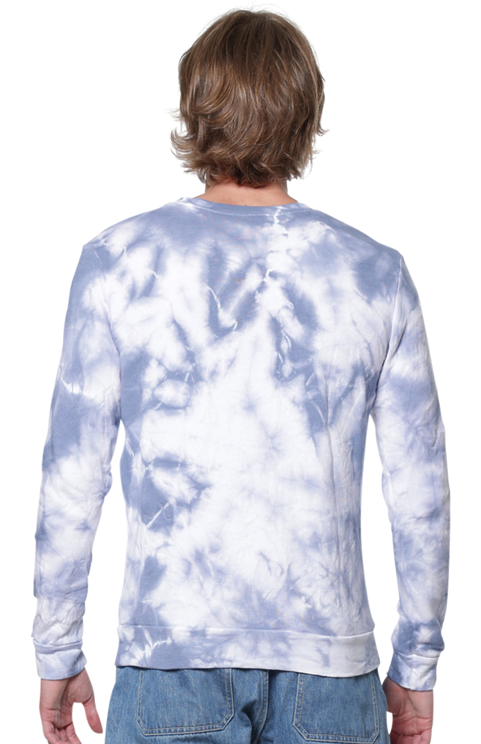 Royal Apparel 3559CTD Unisex Cloud Tie Dye Crew Sweatshirt - Infinity