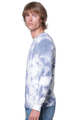 Royal Apparel 3559CTD Unisex Cloud Tie Dye Crew Sweatshirt - Infinity