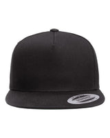 YP Classics Five-Panel Cotton Twill Snapback Cap - Yupoong 6007