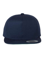 YP Classics Five-Panel Cotton Twill Snapback Cap - Yupoong 6007