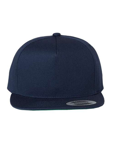 YP Classics Five-Panel Cotton Twill Snapback Cap - Yupoong 6007