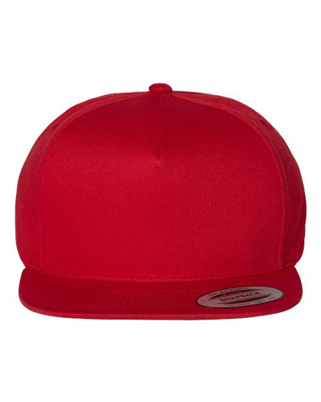 YP Classics Five-Panel Cotton Twill Snapback Cap - Yupoong 6007