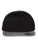 YP Classics Five-Panel Cotton Twill Snapback Cap - Yupoong 6007