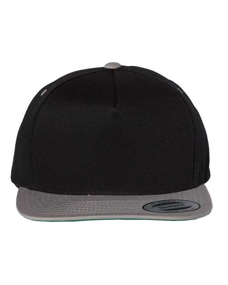 YP Classics Five-Panel Cotton Twill Snapback Cap - Yupoong 6007
