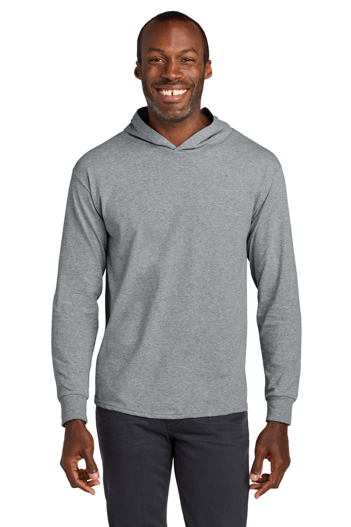 Jerzees Classics ™  Unisex Cotton Long Sleeve Hooded T-Shirt 363LH - Jerzees 363LH