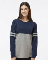 Boxercraft Women's Jersey Pom Pom Long Sleeve T-Shirt - Boxercraft T14