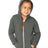 Royal Apparel 3666 Toddler Fashion Fleece Zip Hoodie - Asphalt