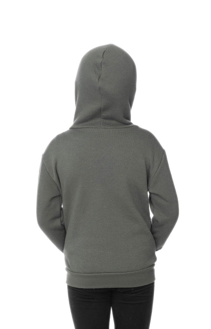 Royal Apparel 3666 Toddler Fashion Fleece Zip Hoodie - Asphalt