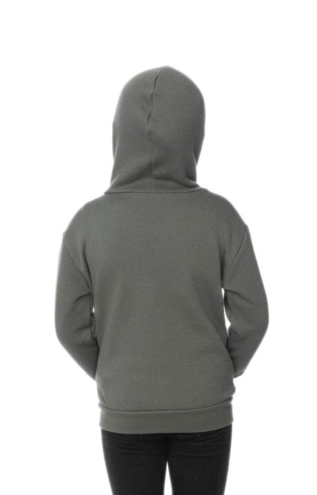 Royal Apparel 3666 Toddler Fashion Fleece Zip Hoodie - Asphalt