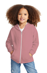 Royal Apparel 3666 Toddler Fashion Fleece Zip Hoodie - Desert Rose