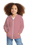 Royal Apparel 3666 Toddler Fashion Fleece Zip Hoodie - Desert Rose