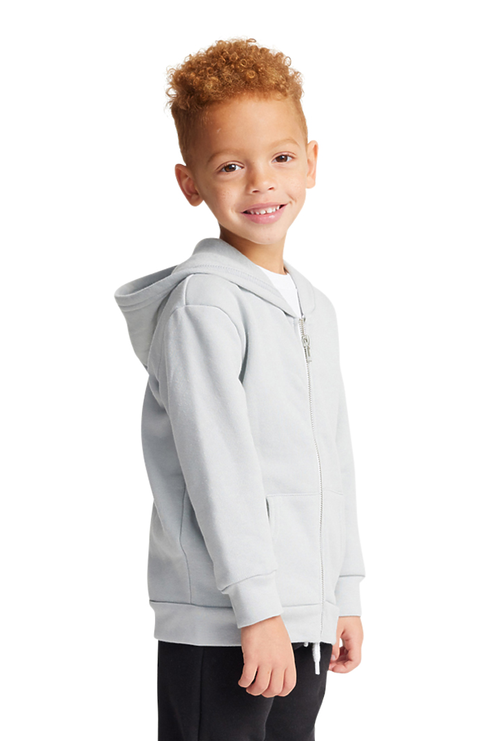 Royal Apparel 3666 Toddler Fashion Fleece Zip Hoodie - Glacier
