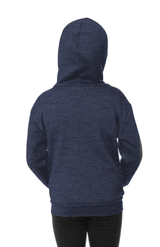Royal Apparel 3666 Toddler Fashion Fleece Zip Hoodie - Heather Indigo