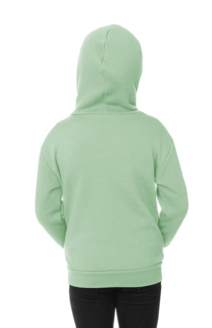 Royal Apparel 3666 Toddler Fashion Fleece Zip Hoodie - Heather Pistachio