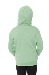 Royal Apparel 3666 Toddler Fashion Fleece Zip Hoodie - Heather Pistachio