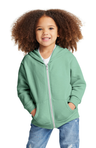 Royal Apparel 3666 Toddler Fashion Fleece Zip Hoodie - Heather Sage