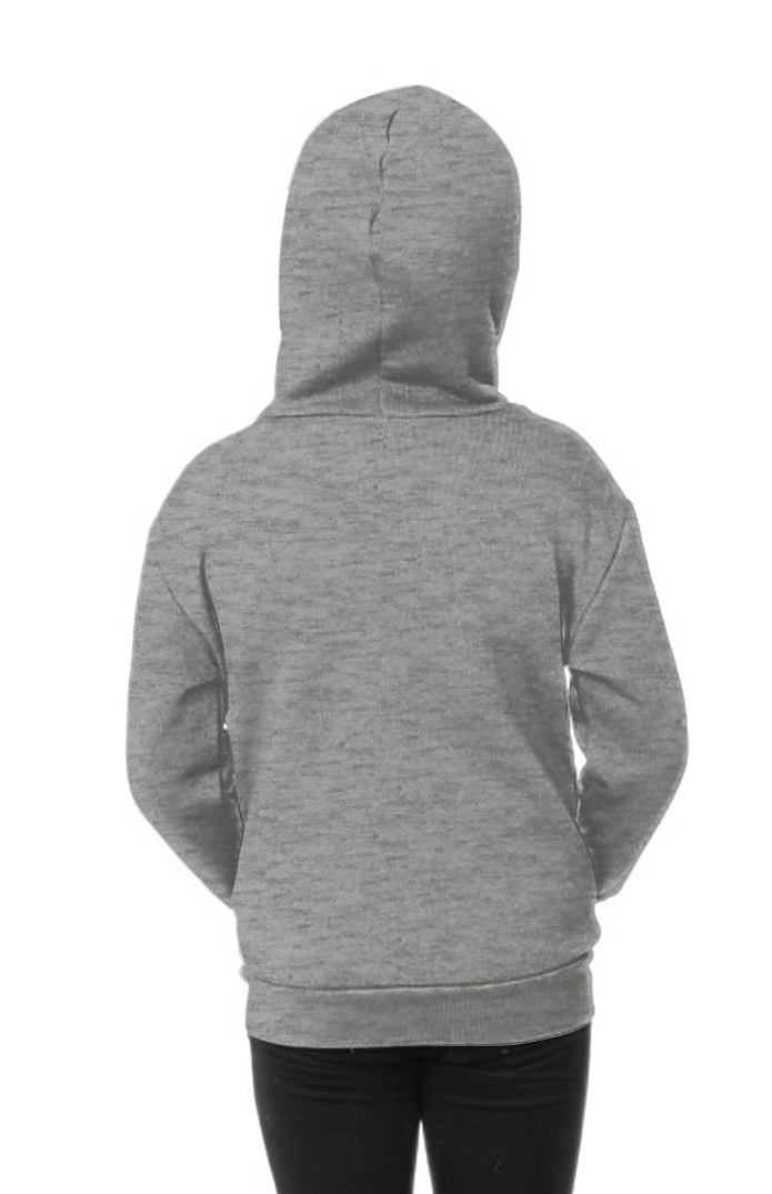 Royal Apparel 3666 Toddler Fashion Fleece Zip Hoodie - Heather Grey